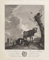 KG 14841
<br/>
Twee koeien en een stier
<br/>
<em>Weisbrodt, Carl Wilhelm (1743-1806)</em>